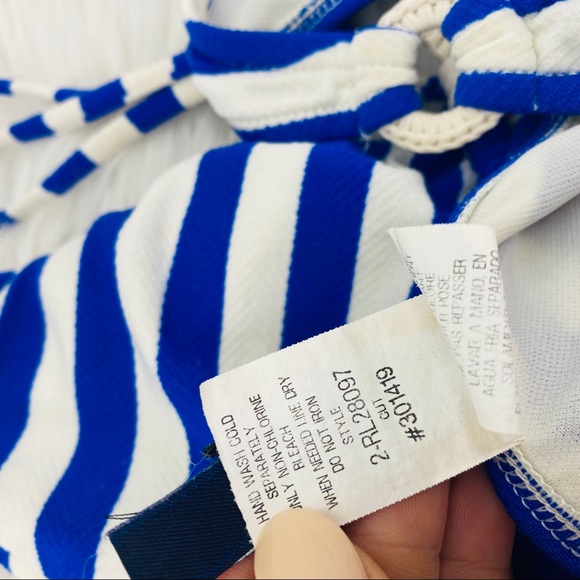 Polo Ralph Lauren Nautical Striped Bikini blue M - Picture 4 of 10